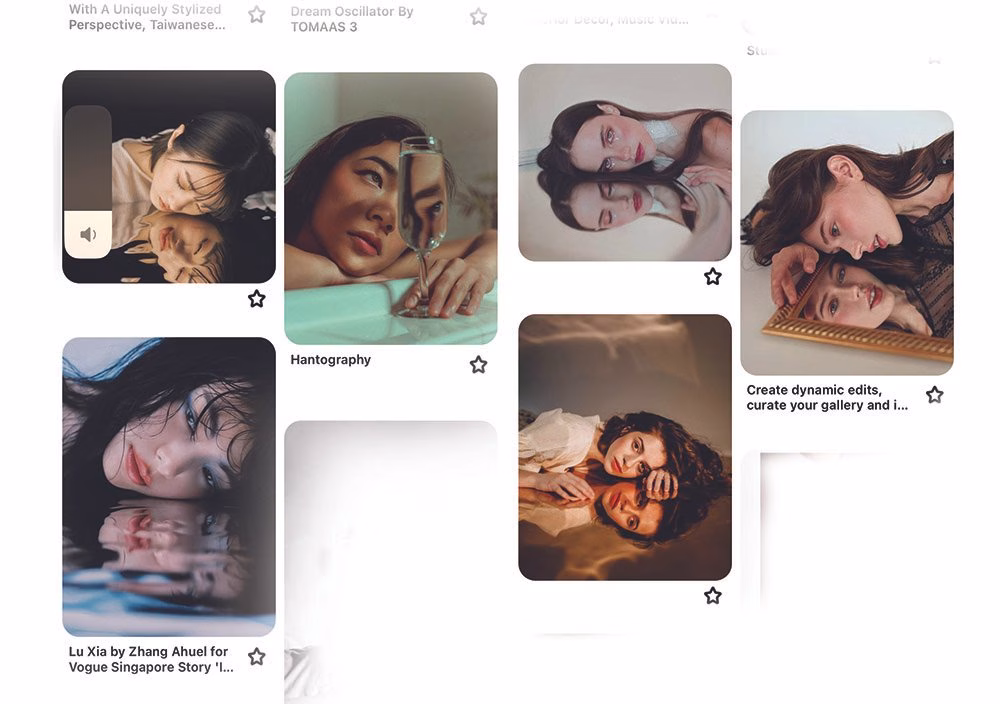 image of a photography moodpboard
