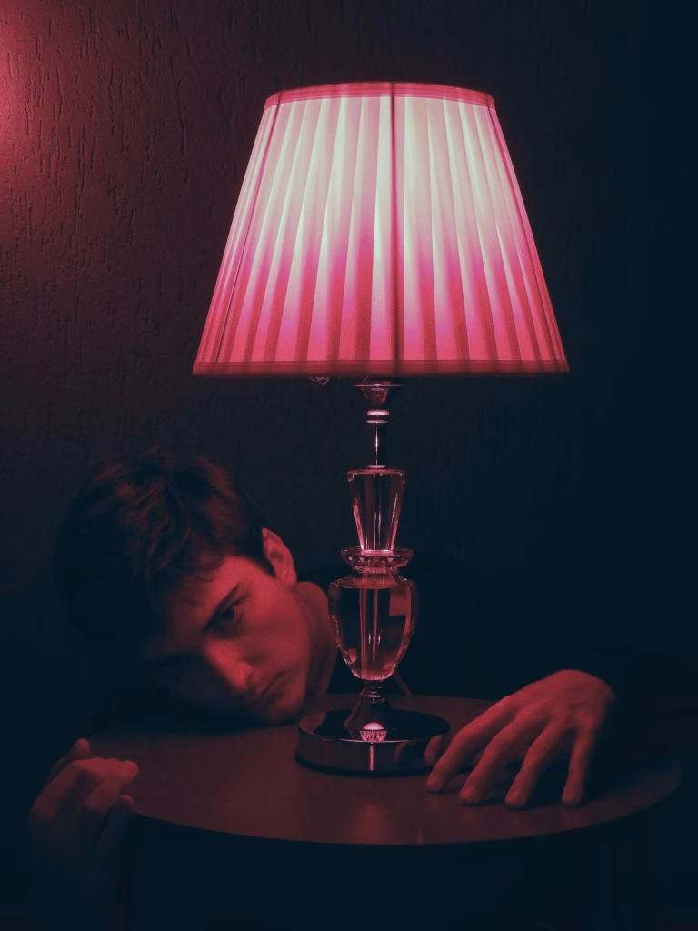 low light self portrait photography