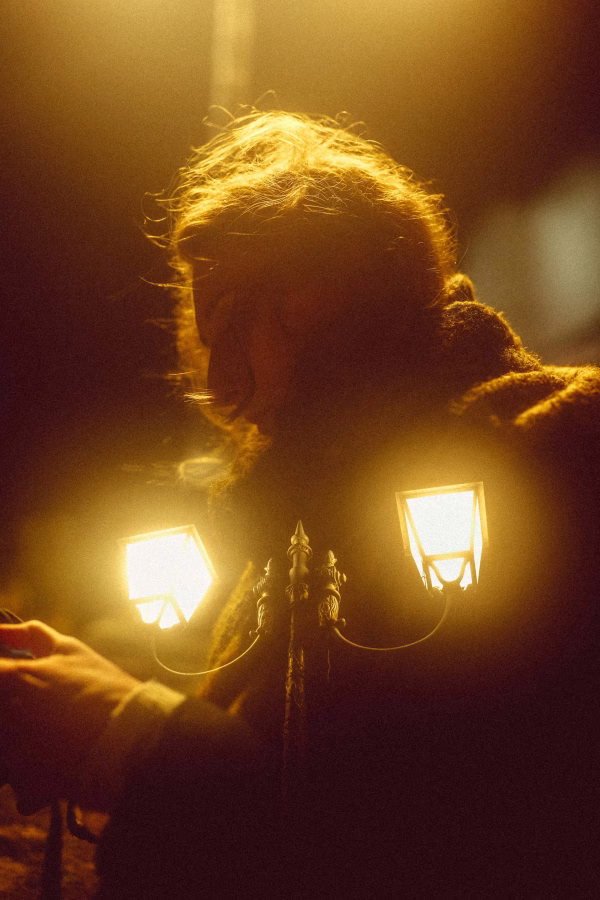 cinematic portrait using rim light